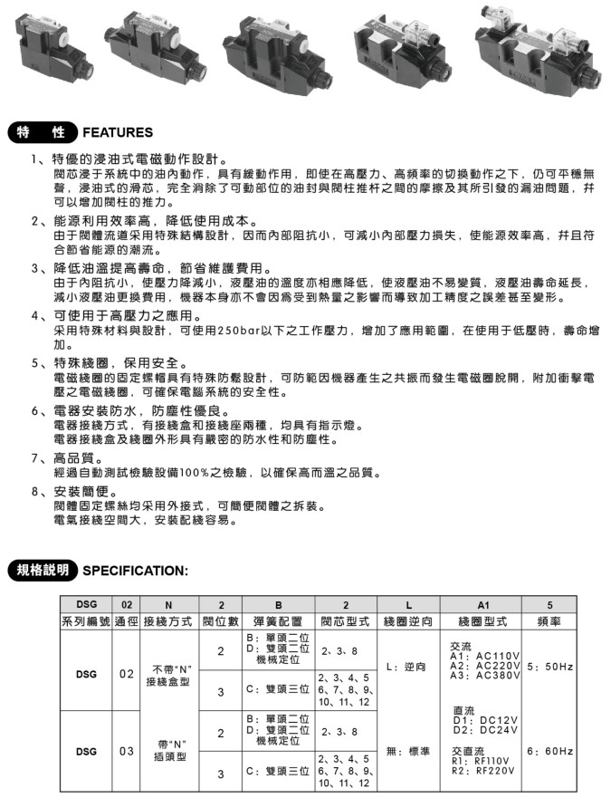 电磁换向阀 DSG-02N-2