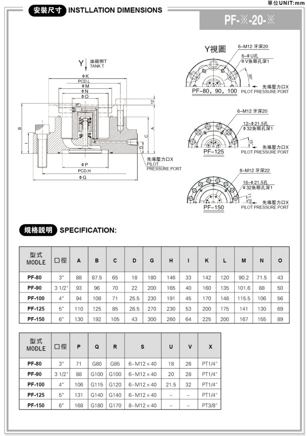 PF系列充液阀